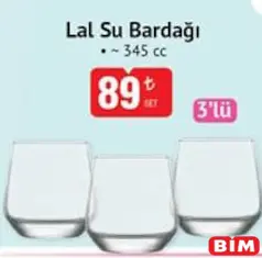LAV LAL SU BARDAĞI 345 CC 3'LÜ LAV LAL SU BARDAĞI 345 CC 3'LÜ